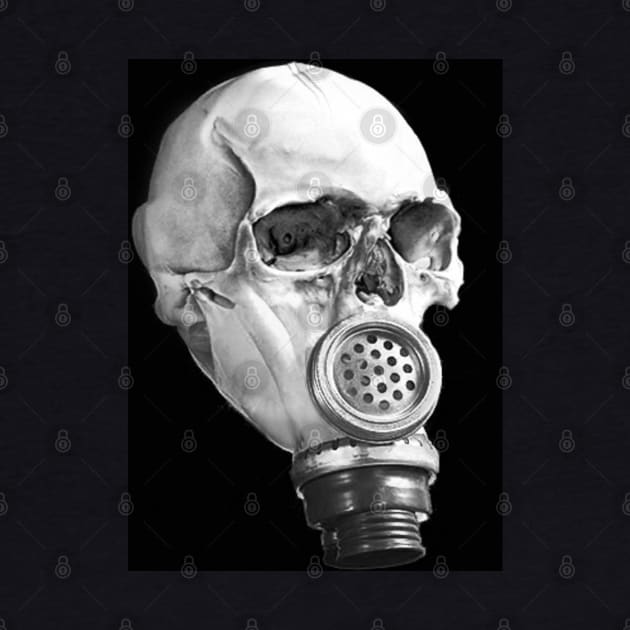 Skull Gas Mask by equiliser